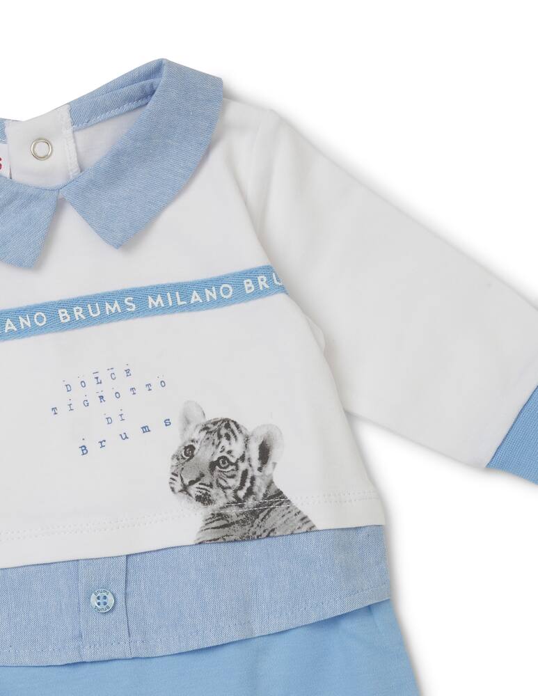 rinascente Brums Baby bodysuit - Light blue