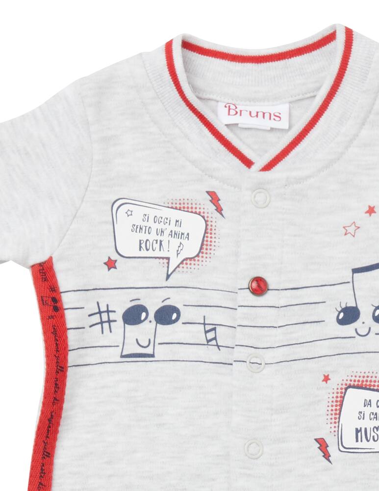 Brums Baby bodysuit - Grey - picture 2 Brums Baby bodysuit - Grey - picture 2