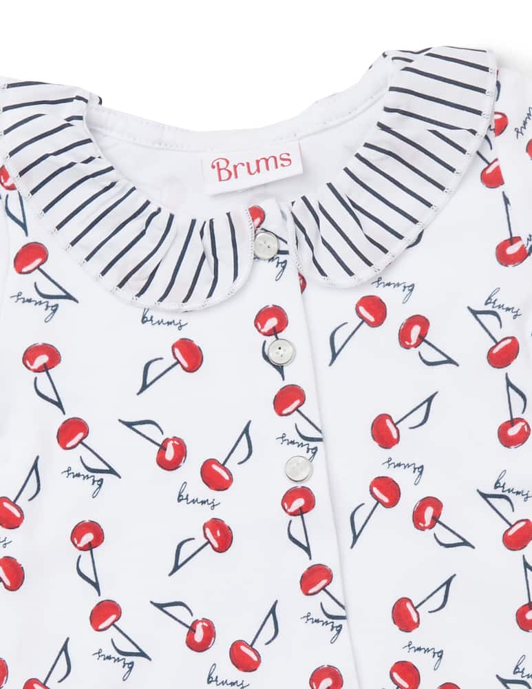 rinascente Brums Tutina baby con colletto - Bianco