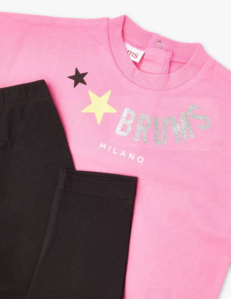 rinascente Brums Suit set 2 pieces pants and sweatshirt - Pink