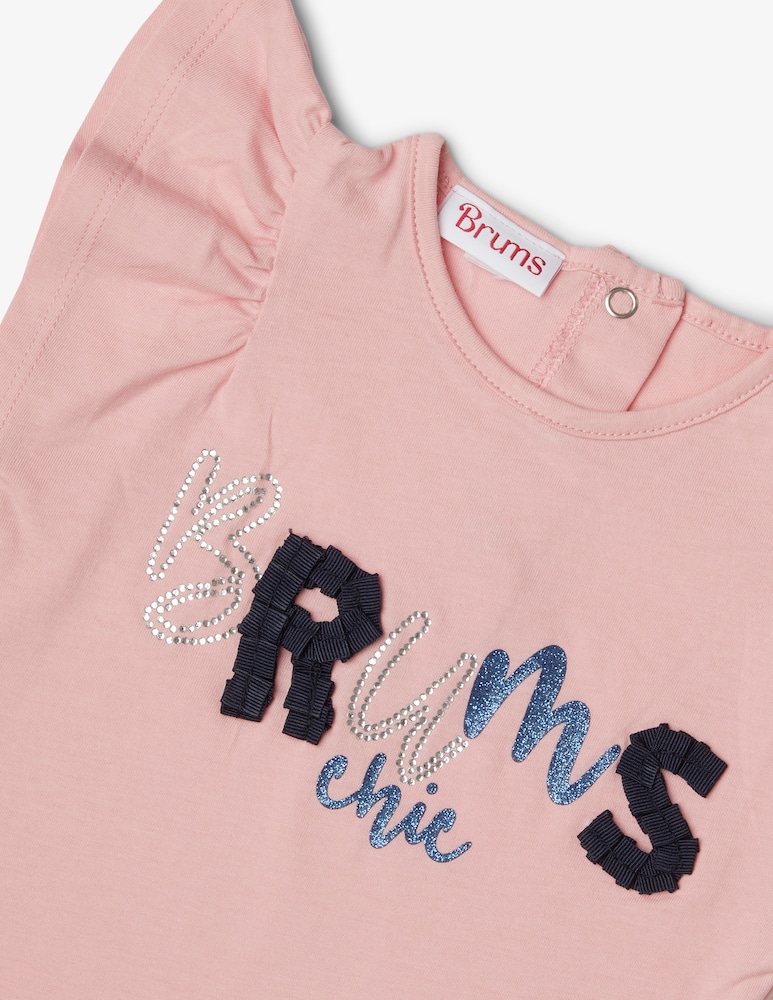 rinascente Brums Maglietta jearsey logo - Rosa