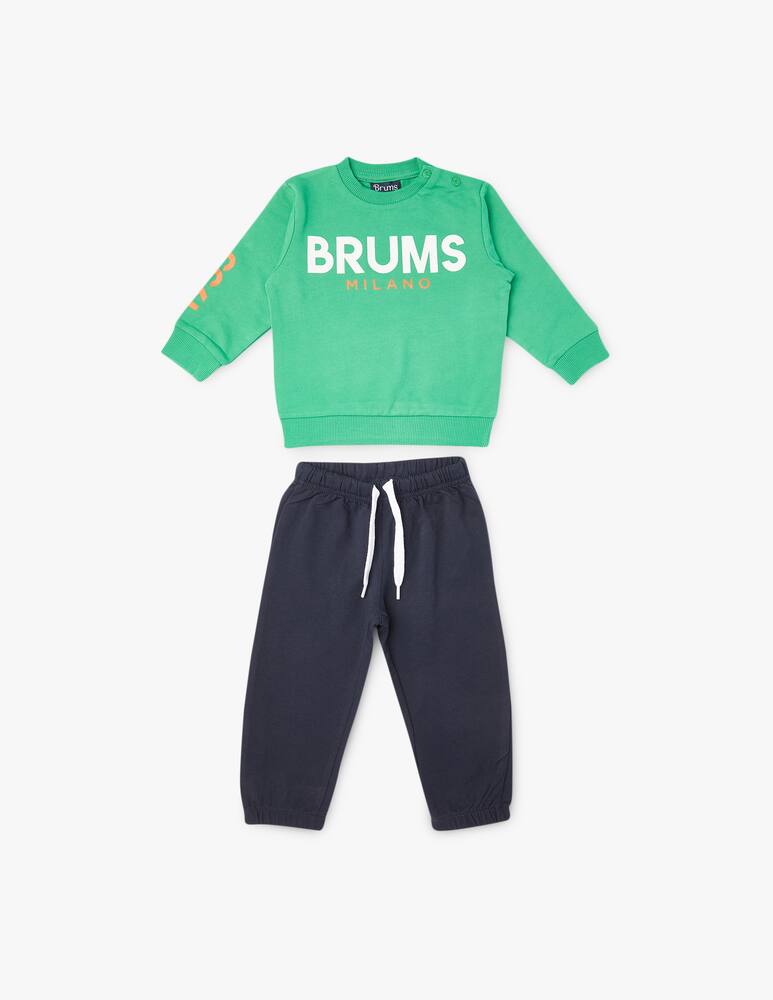 rinascente Brums Roundneck baby suit - Green