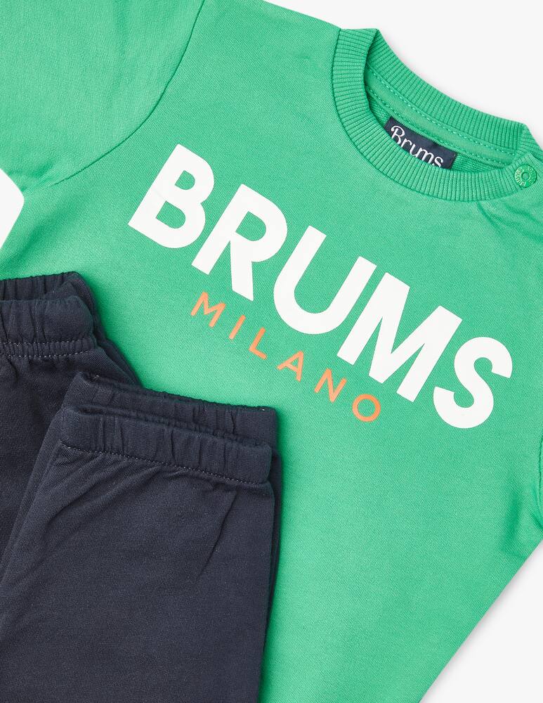 rinascente Brums Roundneck baby suit - Green