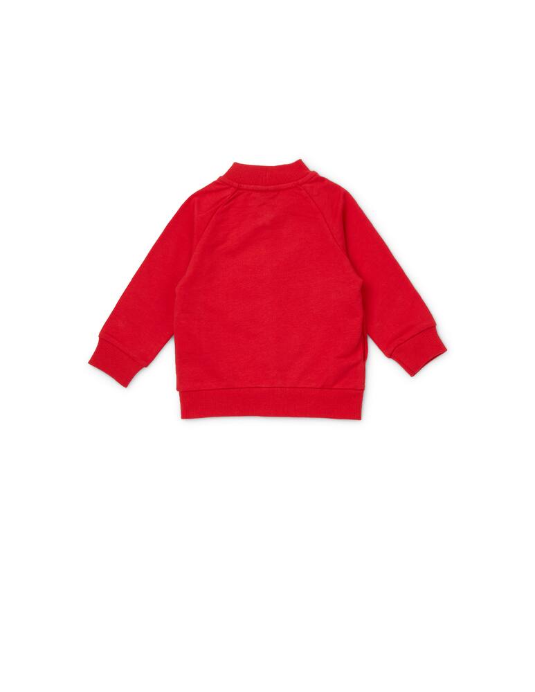 rinascente Brums Printed full zip sweatshirt - Red