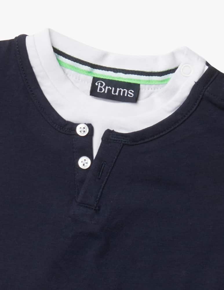 rinascente Brums Maglietta con collo alto  - Blu