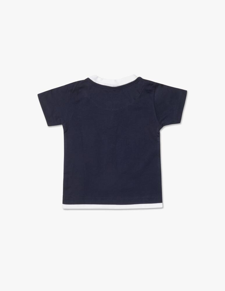 rinascente Brums Maglietta con collo alto  - Blu