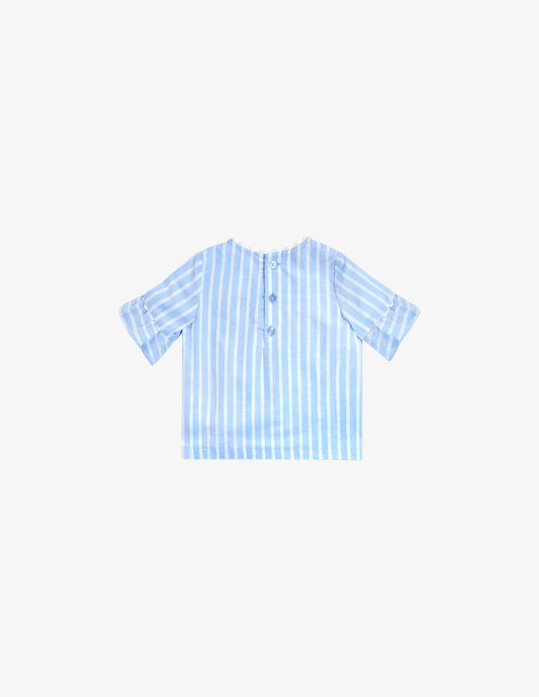 rinascente Brums 3/4 sleeve shirt in poplin
