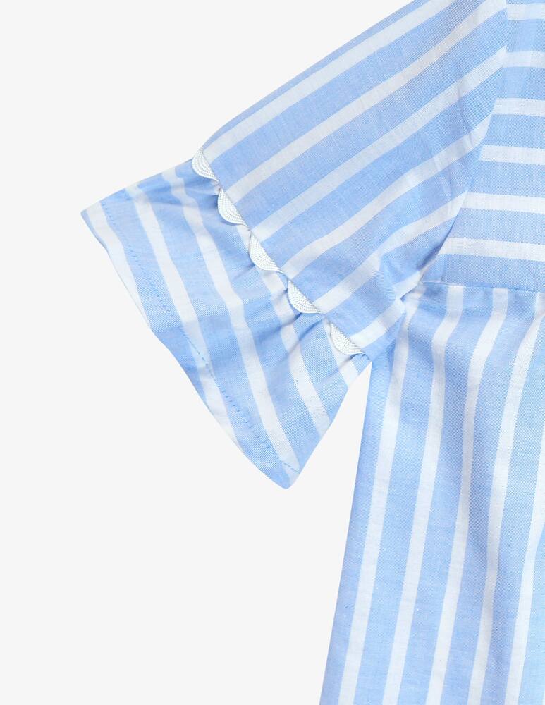 rinascente Brums 3/4 sleeve shirt in poplin