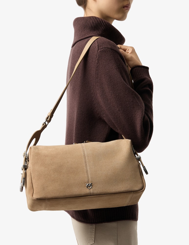Pinko Shoulder bag 24 classic suede - picture 2 Pinko Shoulder bag 24 classic suede - picture 2