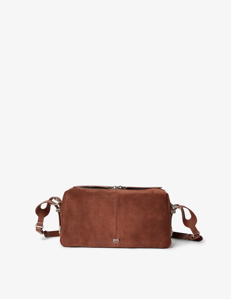 Pinko Classic 24 suede crossbody bag - picture 1 Pinko Classic 24 suede crossbody bag - picture 1