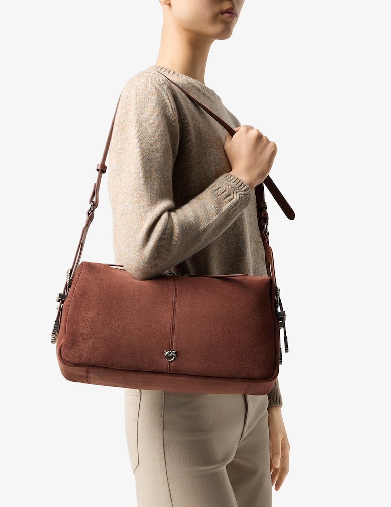 Pinko Classic 24 suede crossbody bag - picture 2 Pinko Classic 24 suede crossbody bag - picture 2