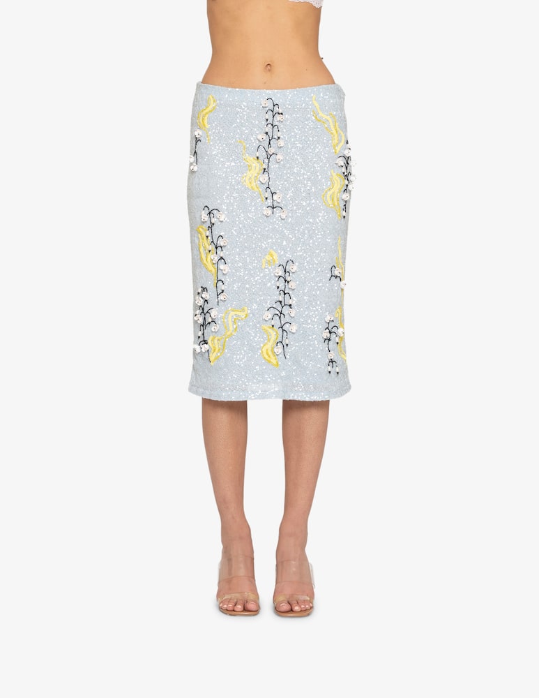 Des Phemmes Gonna longuette con paillettes - immagine 1 Des Phemmes Gonna longuette con paillettes - immagine 1