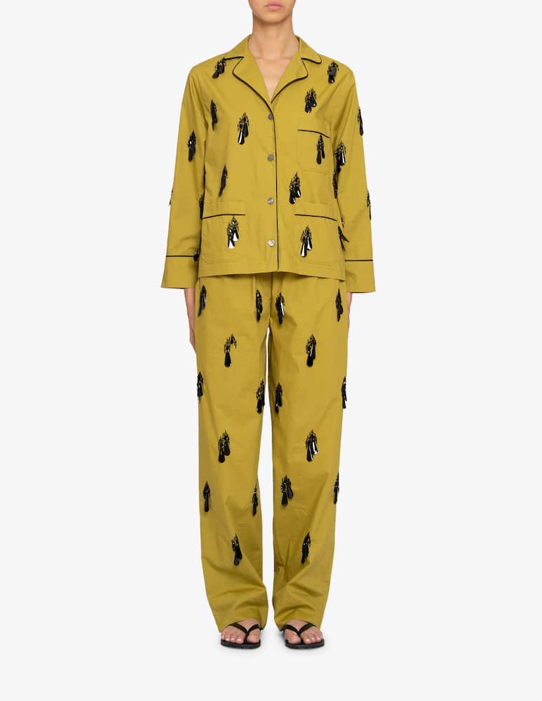 rinascente Des Phemmes Embellished pajama trousers