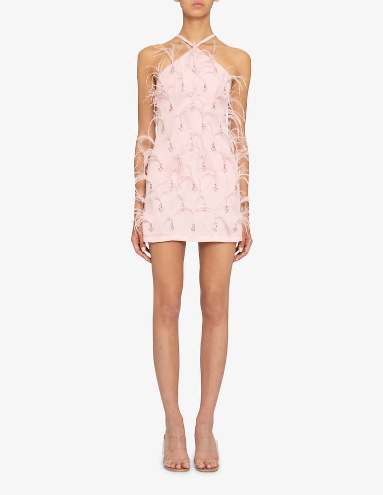 rinascente Des Phemmes Abito cocktail corto con piume