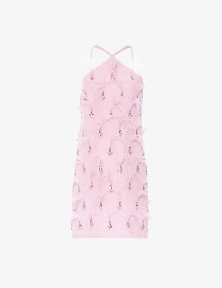 rinascente Des Phemmes Abito cocktail corto con piume