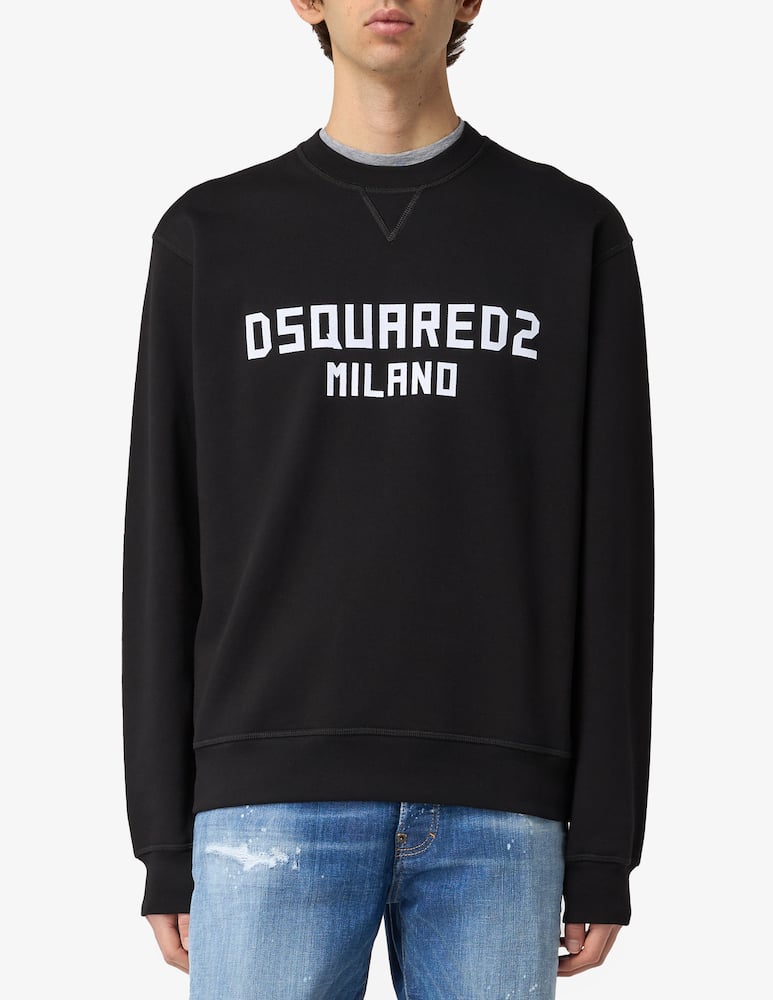 Dsquared2 Felpa cotone spazzolato - immagine 1 Dsquared2 Felpa cotone spazzolato - immagine 1