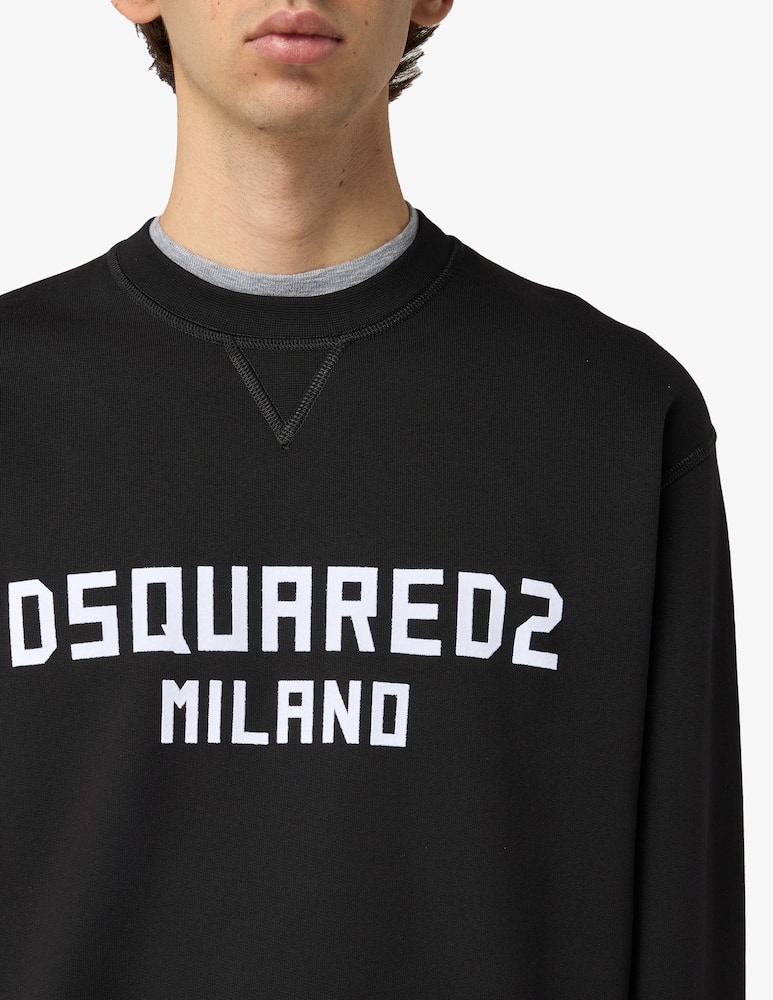 Dsquared2 Felpa cotone spazzolato - immagine 4 Dsquared2 Felpa cotone spazzolato - immagine 4