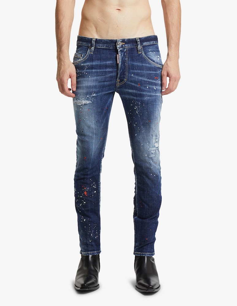 rinascente Dsquared2 Skater paint-splatter jeans
