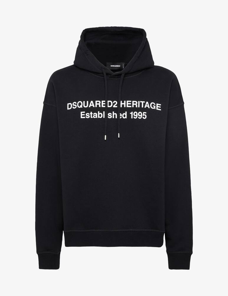 rinascente Dsquared2 Heritage logo hoodie