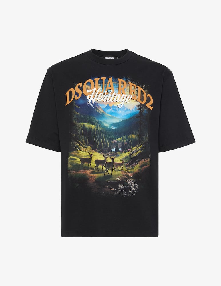 rinascente Dsquared2 Heritage print t-shirt
