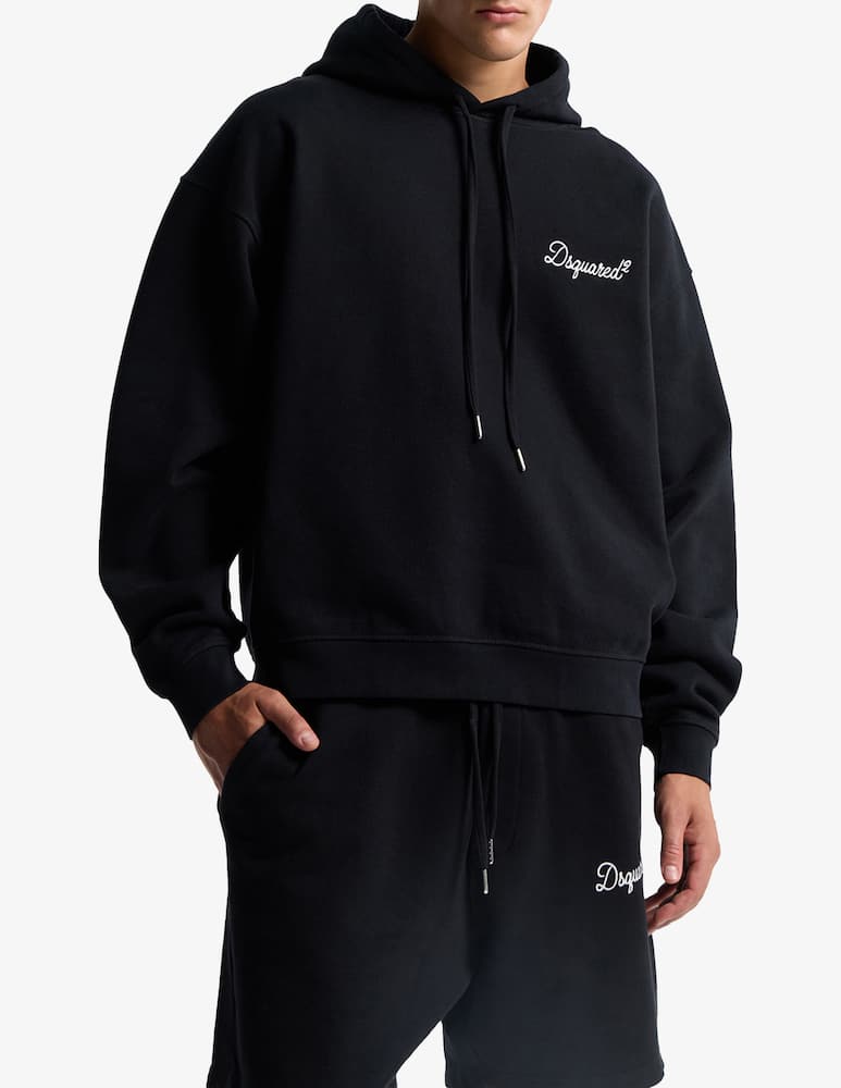Dsquared2 Felpa relax con cappuccio - immagine 1 Dsquared2 Felpa relax con cappuccio - immagine 1