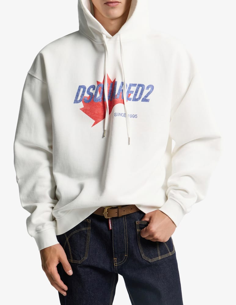 rinascente Dsquared2 Felpa con cappuccio relax fit 