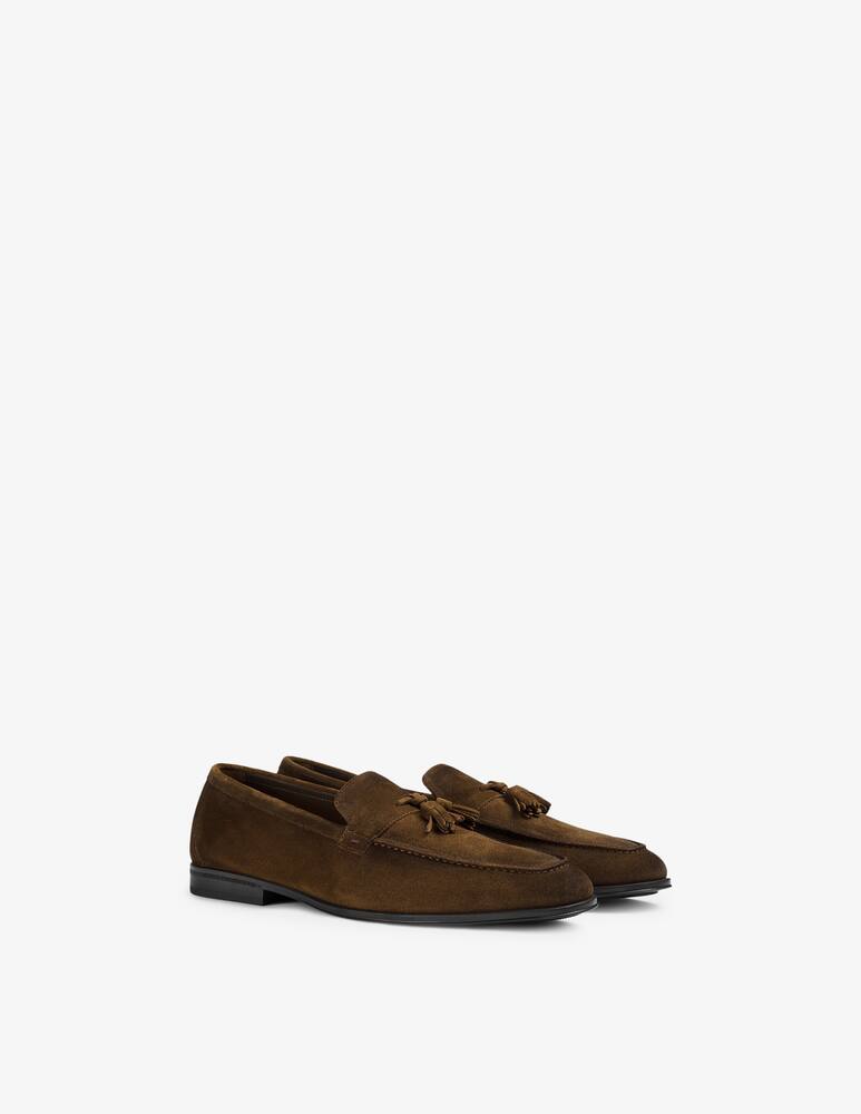 rinascente Doucal's Tassel suede loafers