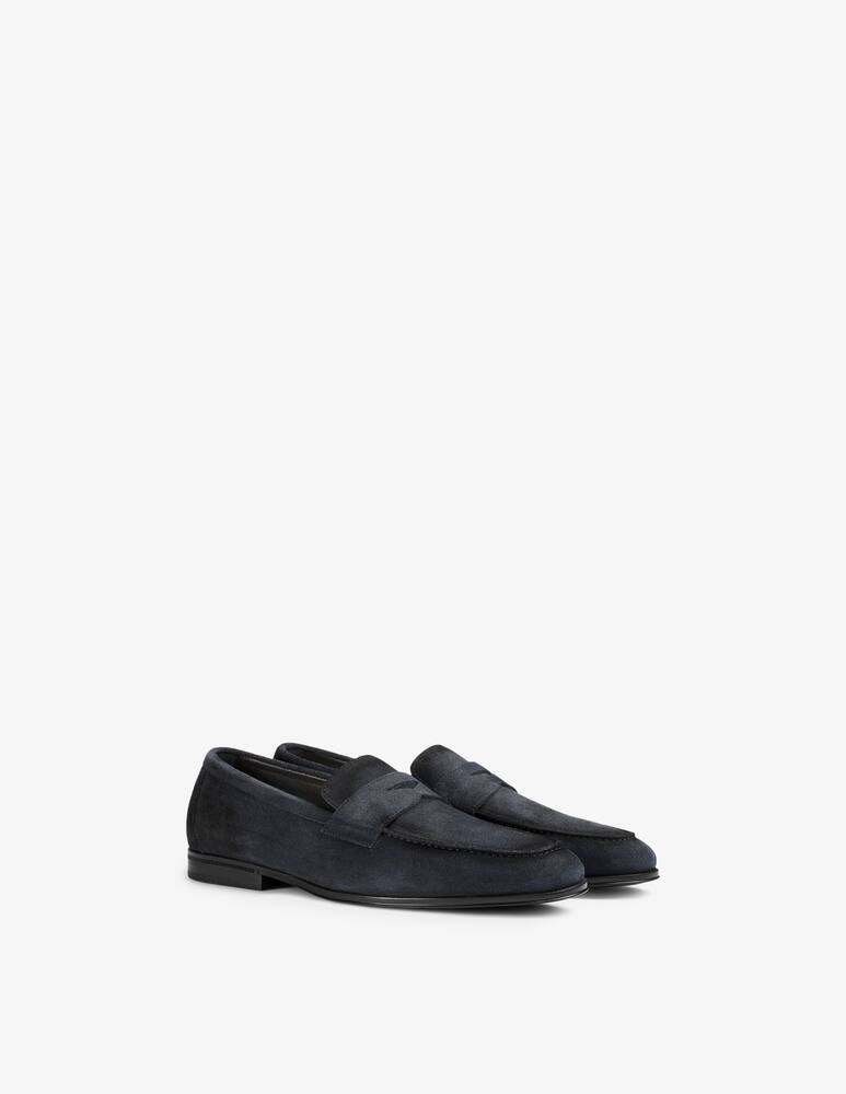 rinascente Doucal's Adler suede penny loafers