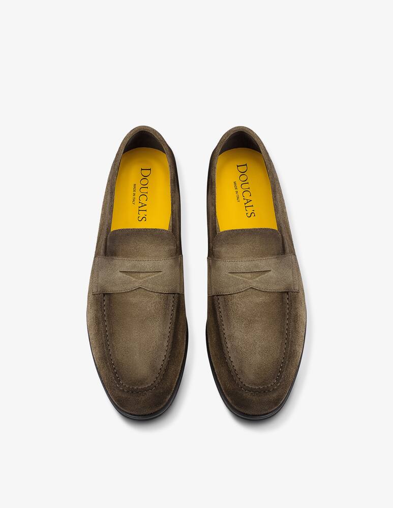 rinascente Doucal's Mocassini Penny Adler in suede