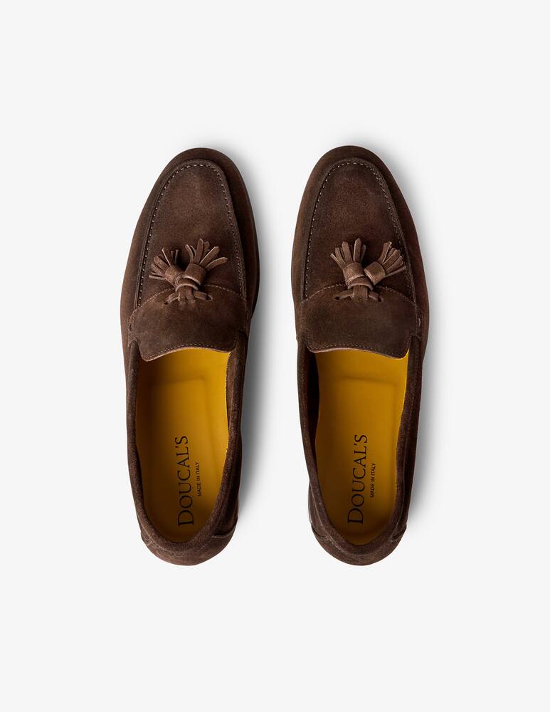 rinascente Doucal's Mocassino con nappine Juke in suede