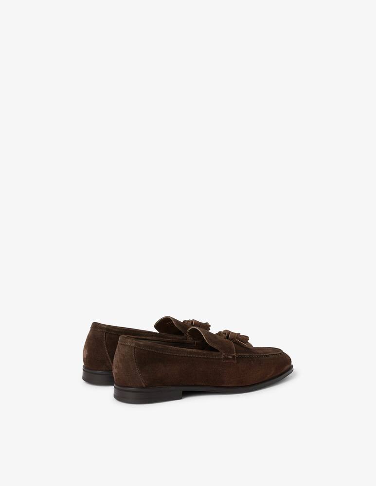 rinascente Doucal's Mocassino con nappine Juke in suede