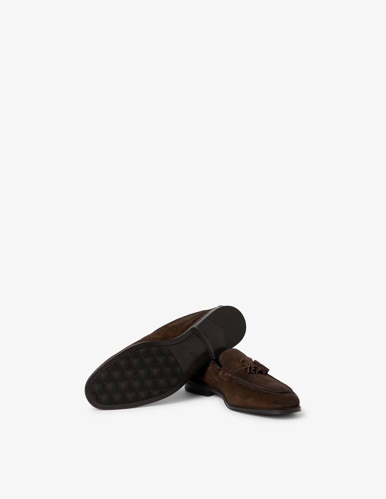 rinascente Doucal's Mocassino con nappine Juke in suede