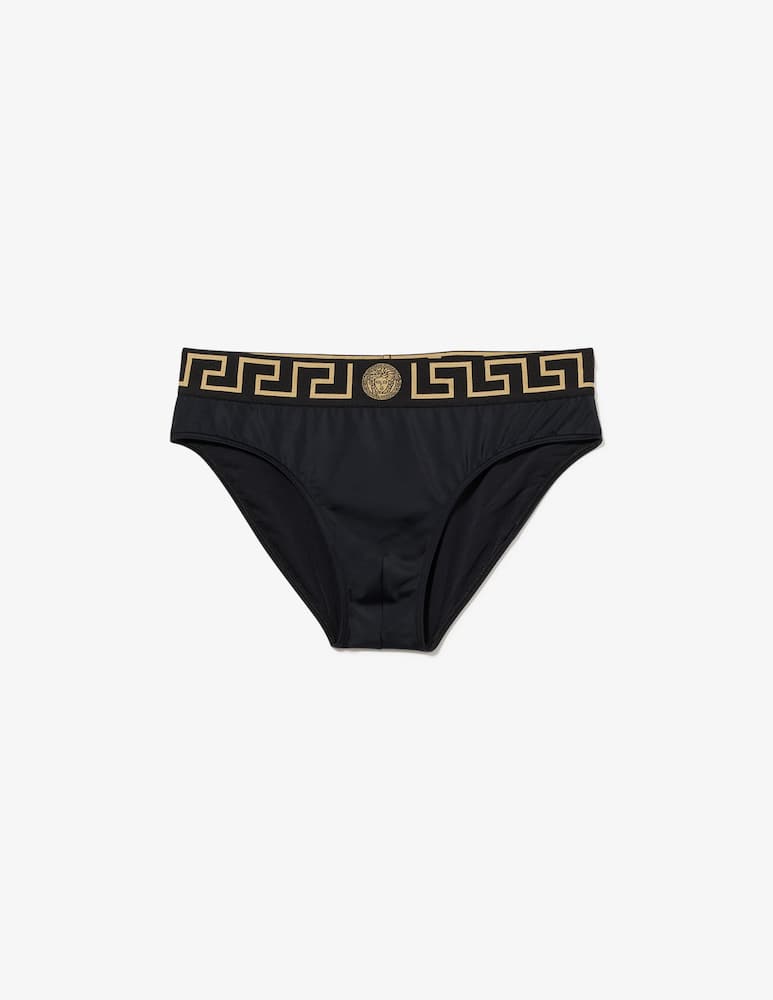 rinascente Versace Slip mare low rise in lycra