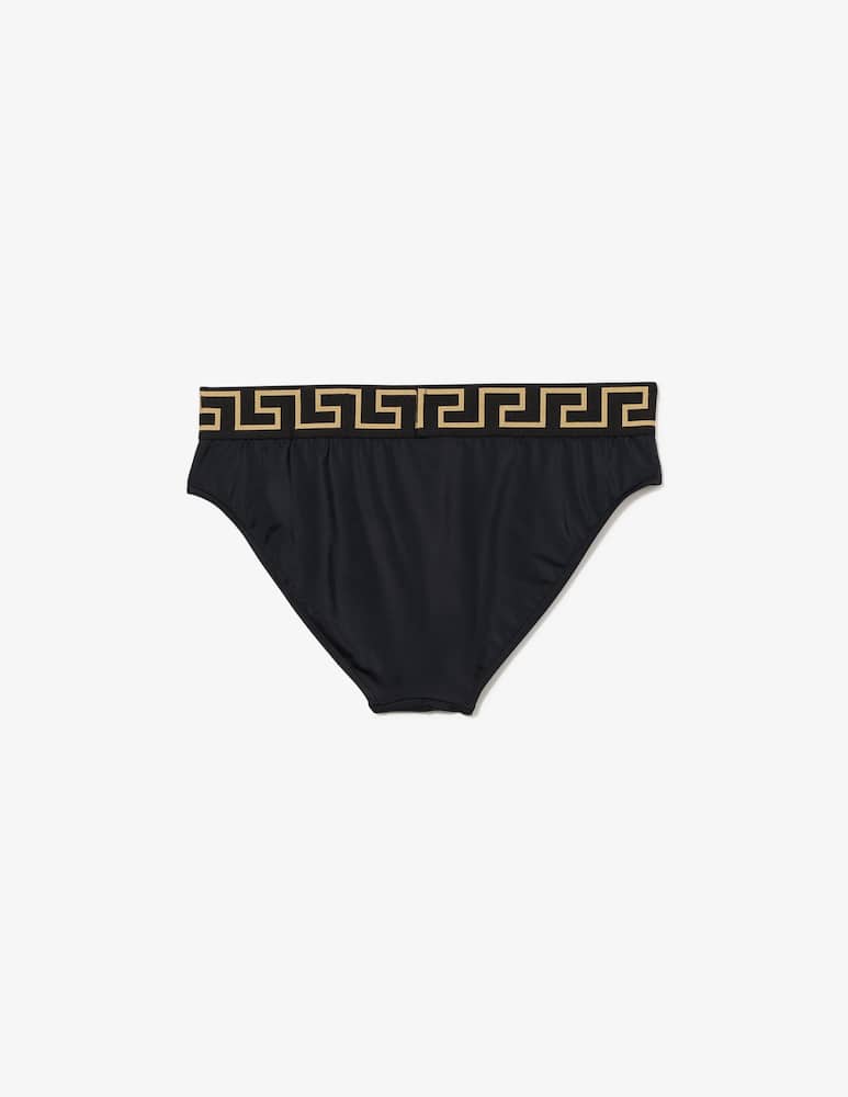 Versace Greca waistband swim slip - picture 2 Versace Greca waistband swim slip - picture 2