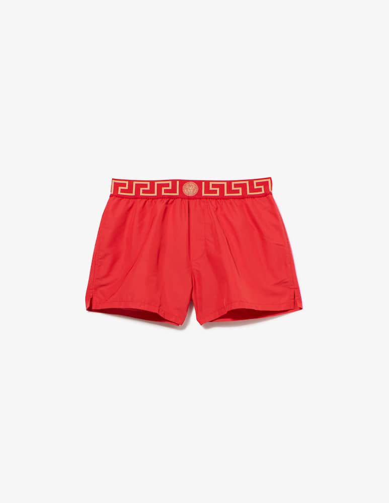 rinascente Versace Greca trim swim boxer shorts