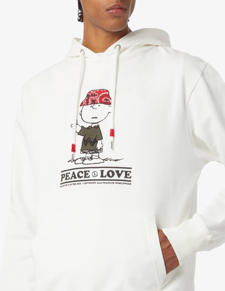 rinascente In The Box Charlie brown peace and love hoodie 