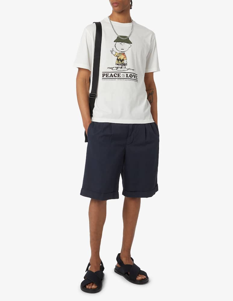 rinascente In The Box Maglietta charlie brown peace and love 