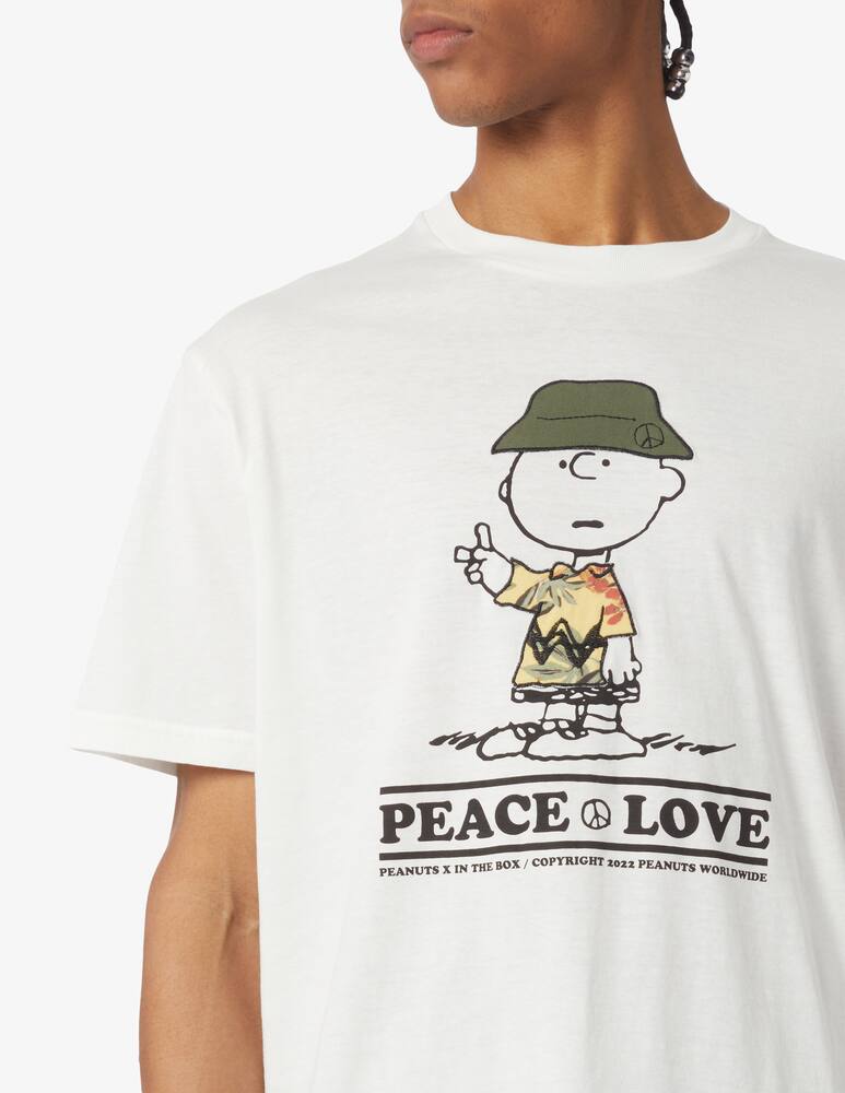 rinascente In The Box Maglietta charlie brown peace and love 