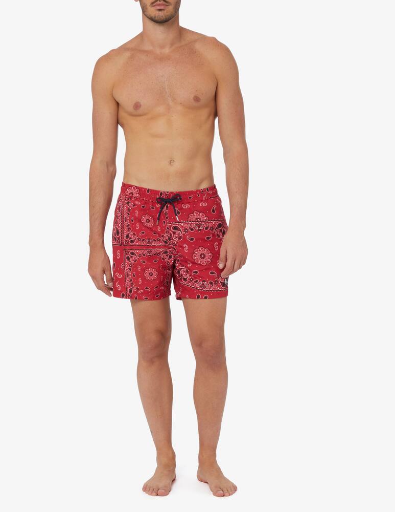 rinascente In The Box Snoopy bandana swimsuit Red 