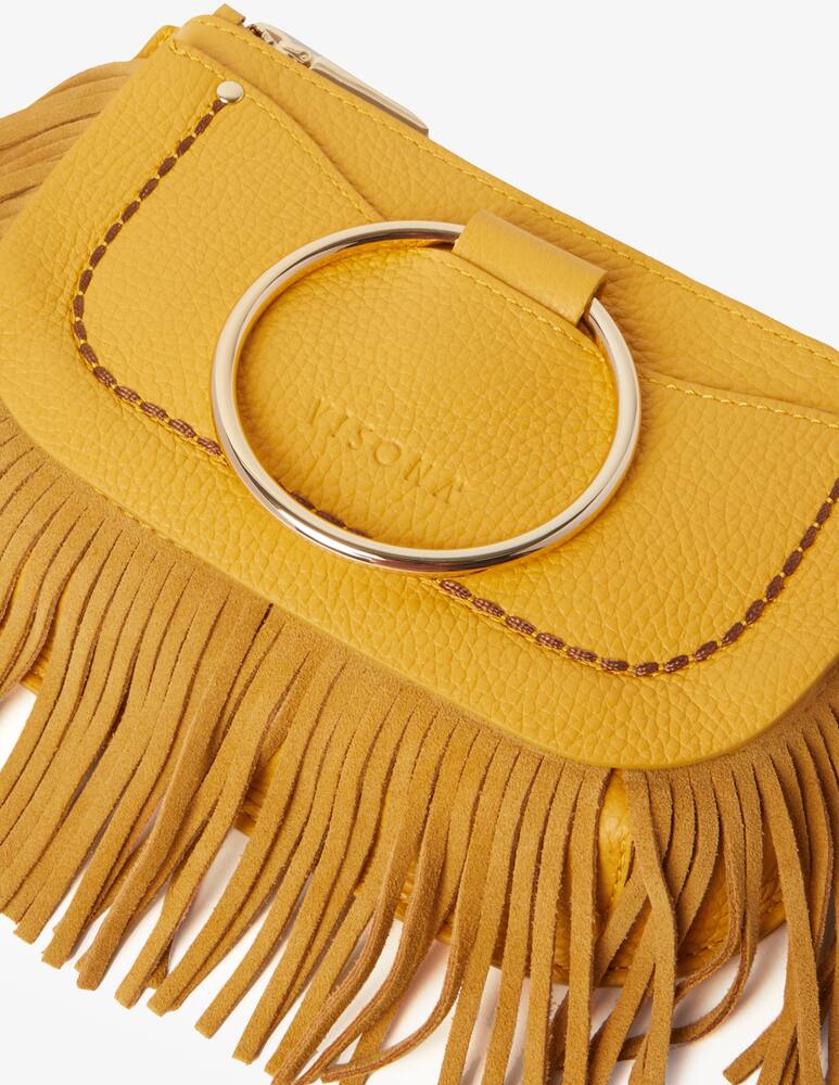rinascente Plinio Visonà Calofornia suede crossbody bag