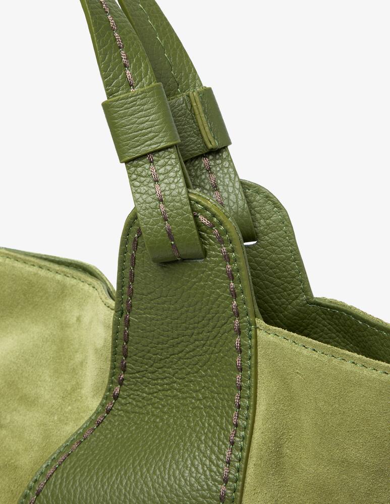 rinascente Plinio Visonà Borsa a spalla in camoscio