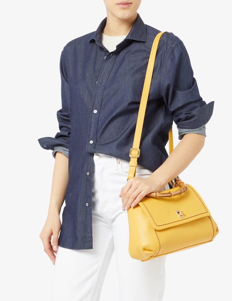 rinascente Plinio Visonà Borsa a tracolla S bamboo Posi