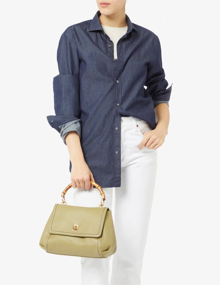 rinascente Plinio Visonà Posi S bamboo shoulder bag