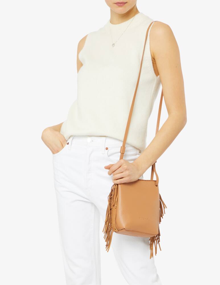 rinascente Plinio Visonà Borsa a tracolla Formen frange