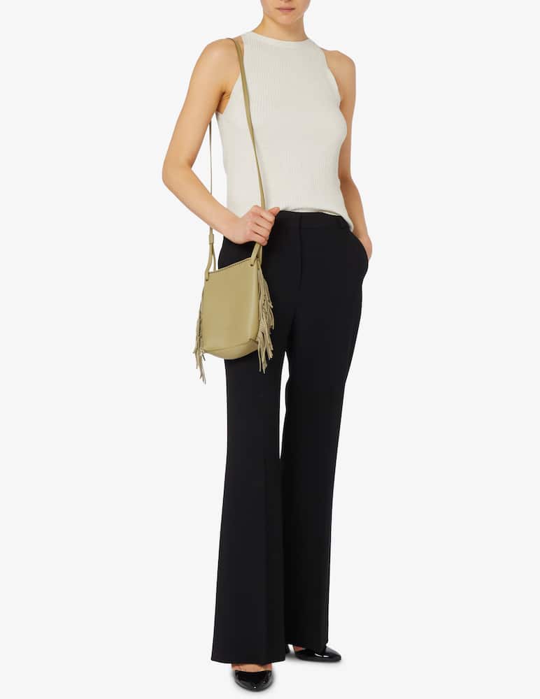 rinascente Plinio Visonà Borsa a tracolla Formen frange