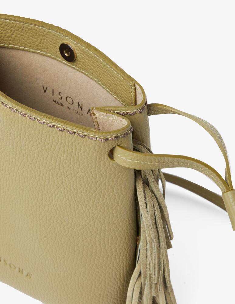 rinascente Plinio Visonà Borsa a tracolla Formen frange