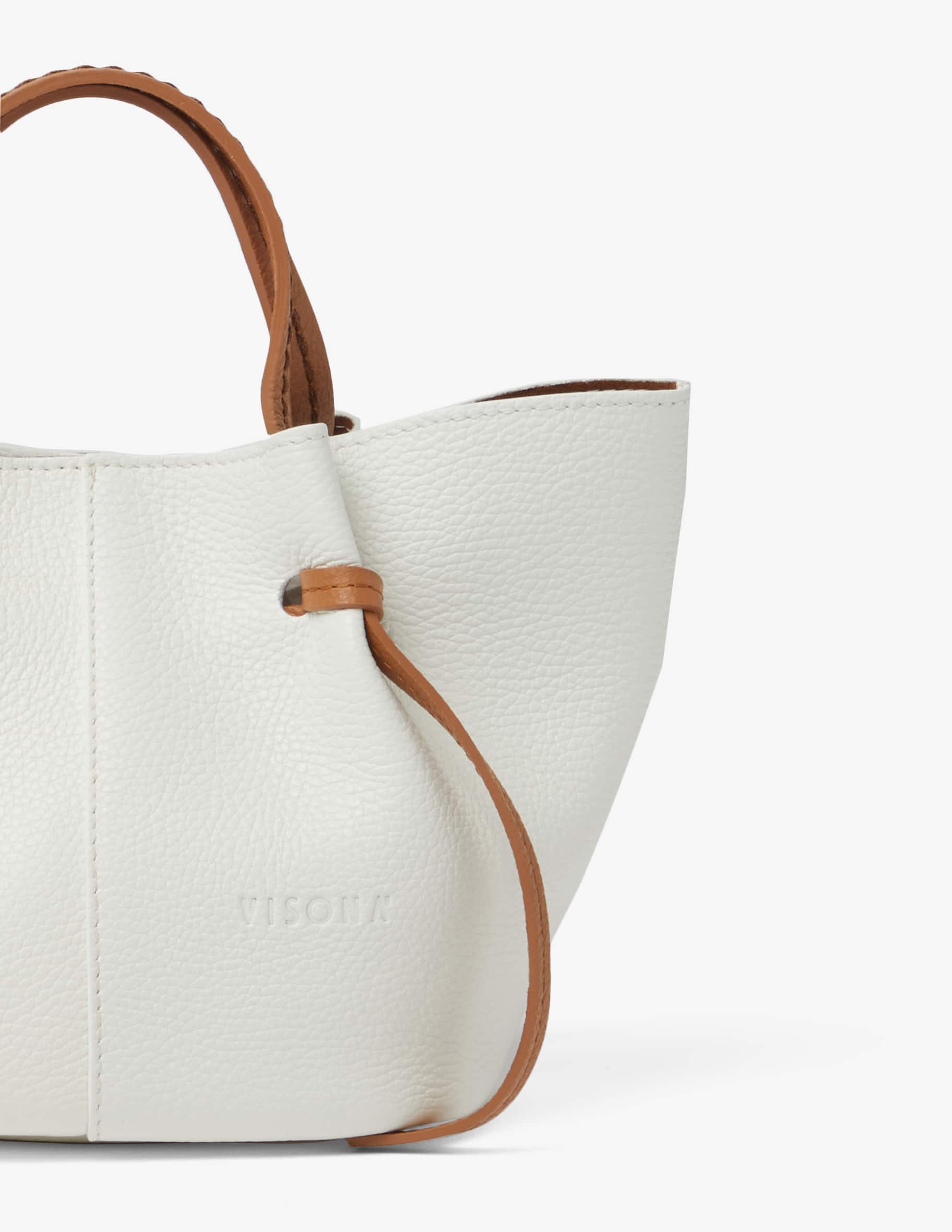 ASRA - Franklin - Mocassins en cuir avec chaîne - Marron