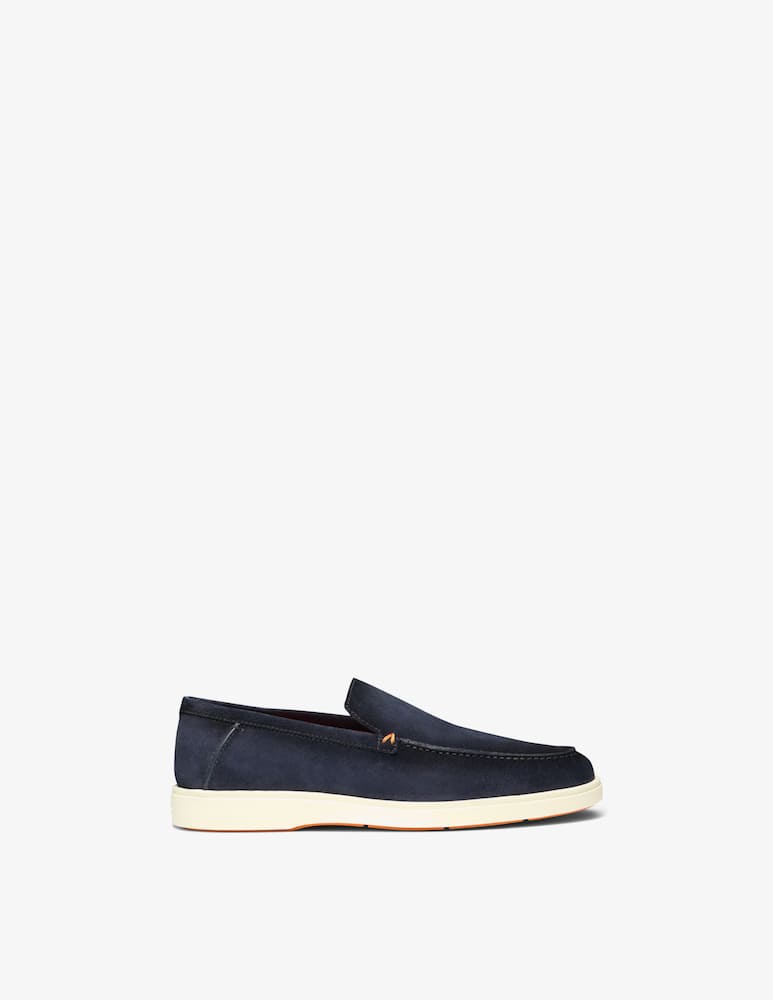 Santoni Suede slip-on loafers - picture 1 Santoni Suede slip-on loafers - picture 1