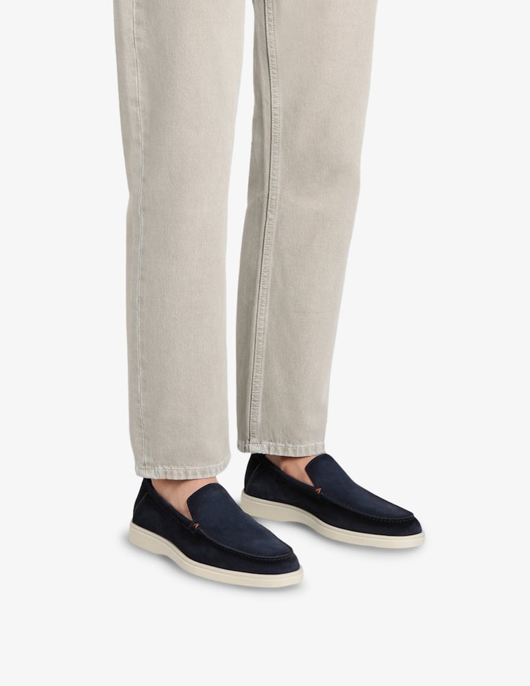 Santoni Suede slip-on loafers - picture 2 Santoni Suede slip-on loafers - picture 2