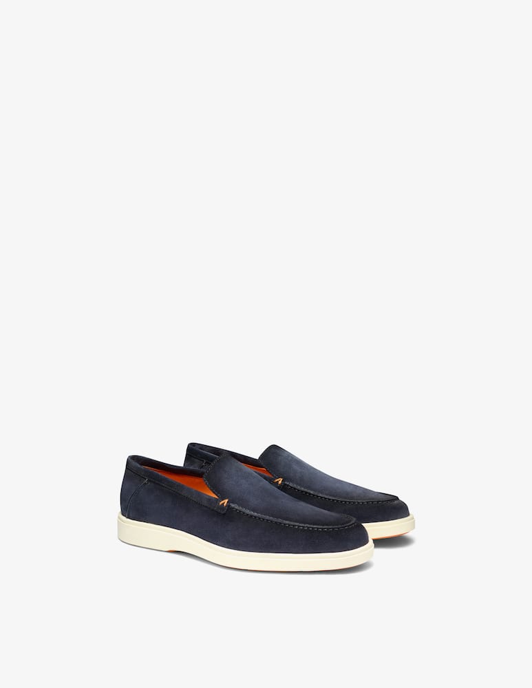 Santoni Suede slip-on loafers - picture 3 Santoni Suede slip-on loafers - picture 3